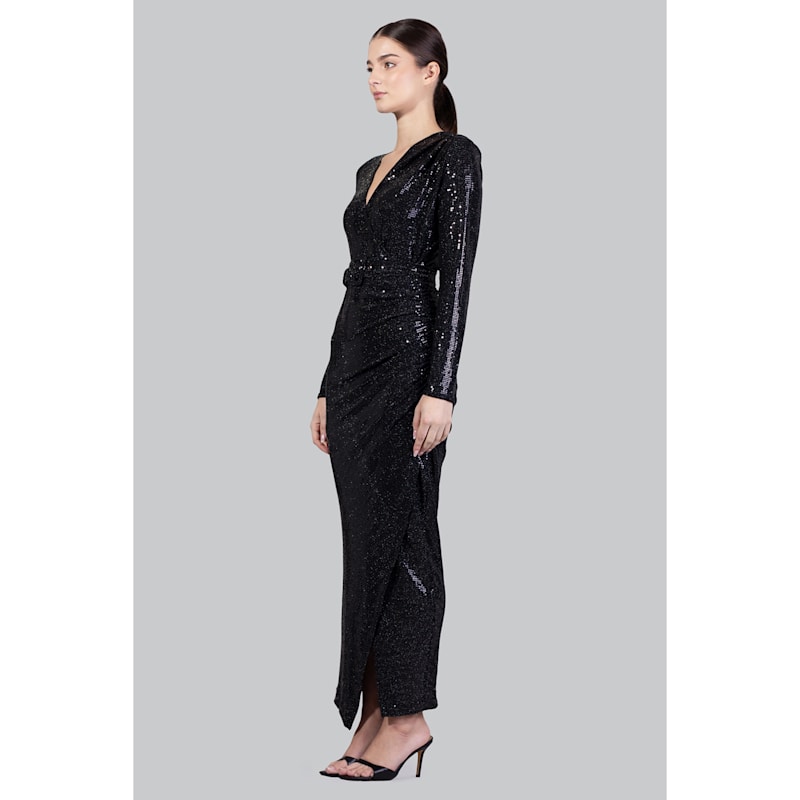 Thumbnail of Zima Black Sequin Dress image