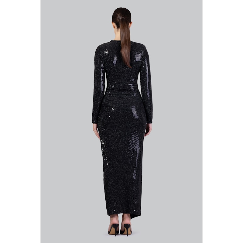 Thumbnail of Zima Black Sequin Dress image