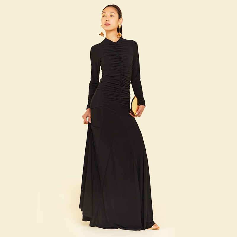Thumbnail of Zinnia Maxi Dress In Navsoul Black image