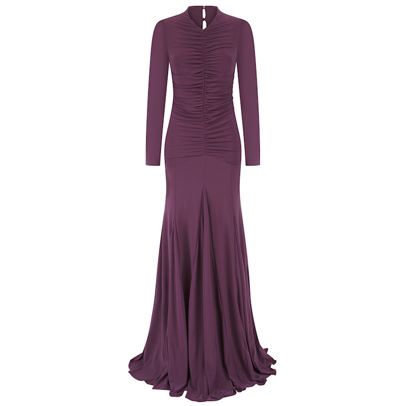 Thumbnail of Zinnia Maxi Dress In Tulipwood Purple image