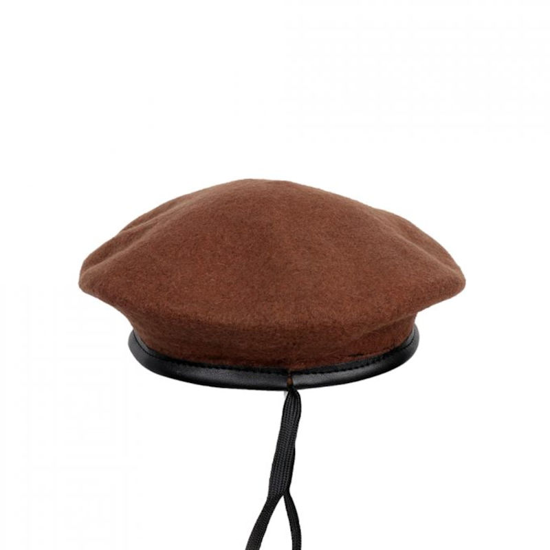 Thumbnail of Wickliffe Wool Beret – Brown image