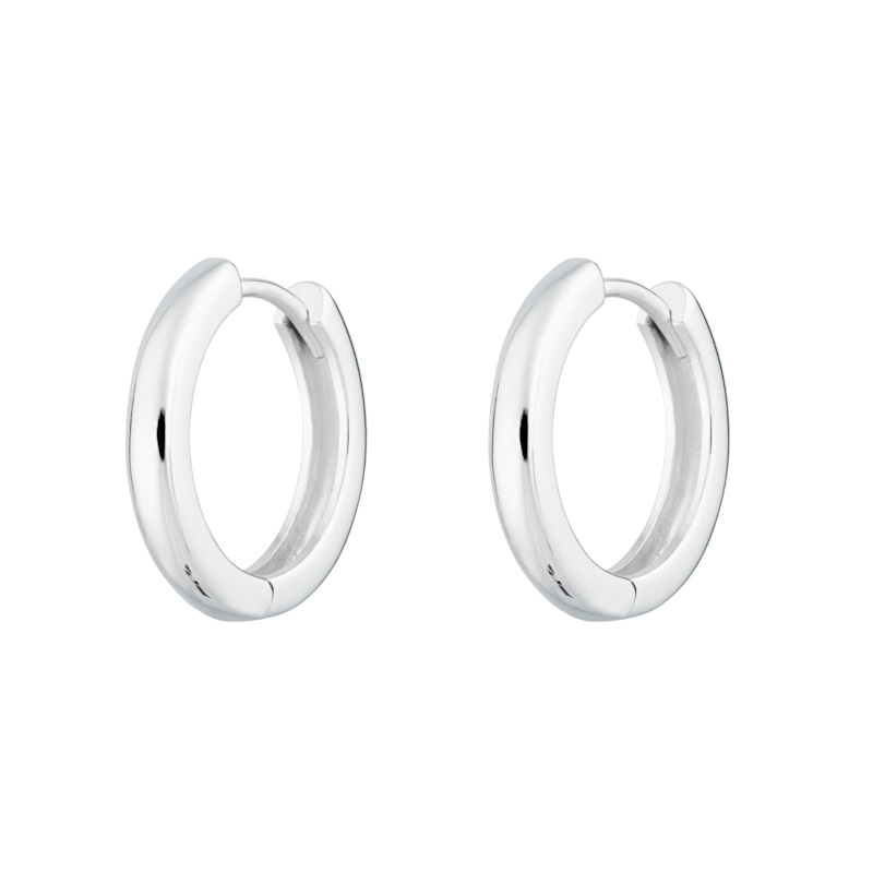 Thumbnail of Silver Large Huggie Earrings image