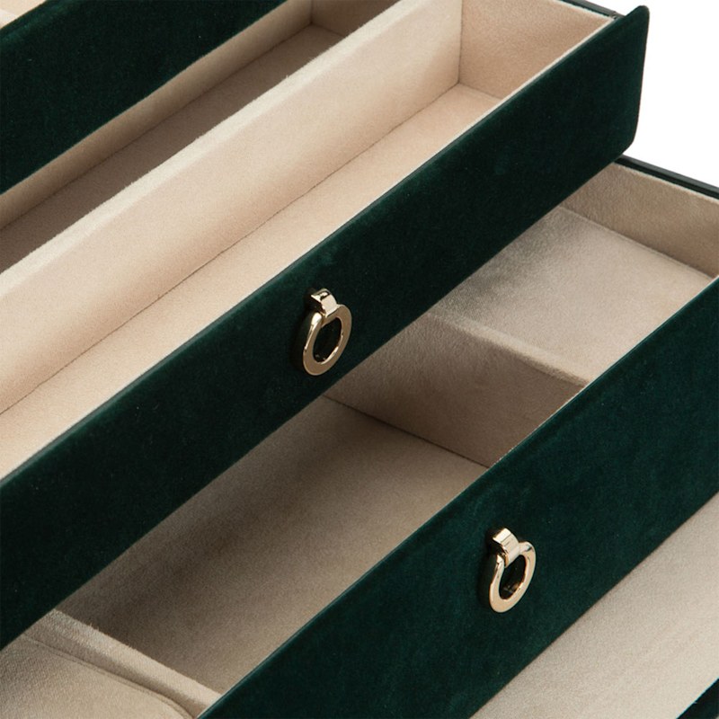 Thumbnail of Zoe Medium Jewellery Box  - Forest Green image