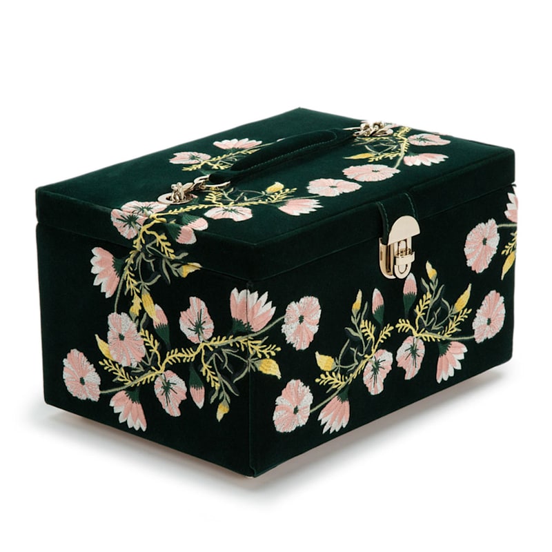 Thumbnail of Zoe Medium Jewellery Box  - Forest Green image