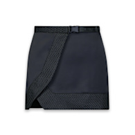 Garter Pencil Skirt – Black | MAISON SEL