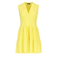 Aqua Sleeveless V-Neck Jersey Dress  Loose Fit, Knee-Length | Conquista |  Wolf & Badger
