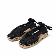 Naguisa Espadrilles - Cima Black-Ecru | Naguisa | Wolf & Badger