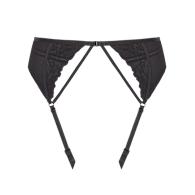 Wanted Garter Belt Black | Perilla