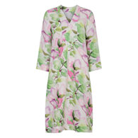 knee length dresses for ladies Mylah Midi Dress Block Printed Coral (Apricot) main image 1