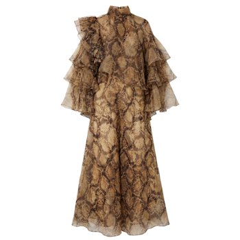 sachin and babi light blue dress ROTATE BIRGER CHRISTENSEN Ruffled Chiffon And Stretch Mini Dress