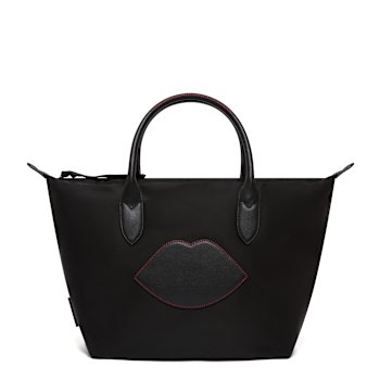 LULU GUINNESS 犬刺繍 パーティーバッグ　￼ Gold Collectible Doogle Dog Handbag | Lulu Guinness