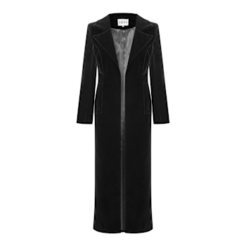 long sleeve blue velvet dress PS21203 Long Sleeve Blue Velvet