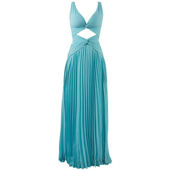 sachin and babi light blue dress MILANO BLACK COTTON MIDI DRESS – DISSH main image 0