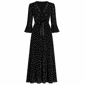 wolf and badger black dress New In Women's Dresses By Independent Designers 3/4 long long train wedding dresses Flora Dress in Romantic Colors:Champange