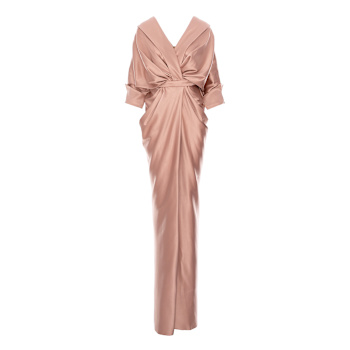 wolf and badger satin dress Women's Neutrals Satin Dresses