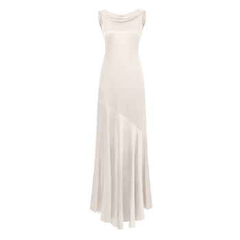 Women's White Silk Dresses | Wolf & Badger