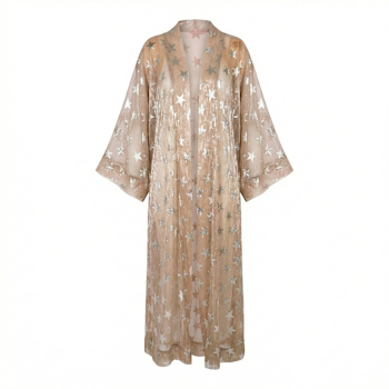 green emerald velvet dress Long Sequin Kimono | Midnight Gold
