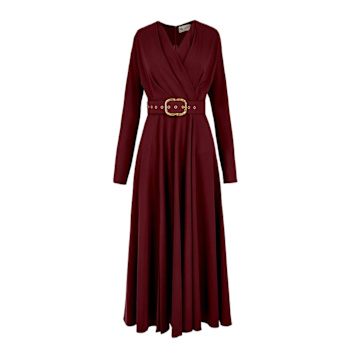Women's Red Viscose Long Sleeve Dresses On Sale from Independent Brands |  Wolf & Badger