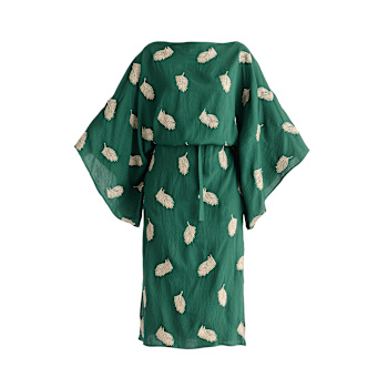 asos edition floral embroidered dress Imperial Noir – Kimono Set main image 0