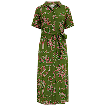 green emerald velvet dress H&M Size 9-10 Leaves and more Dress  MiniMe Preloved