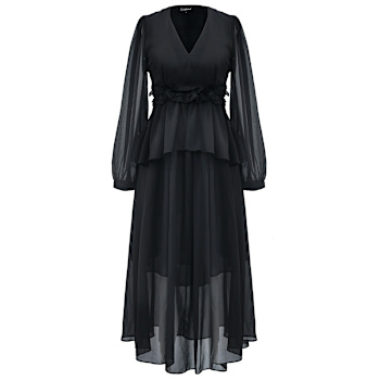 strapless open back dress MiDee Modern Dance long Dress Women Adult Deep V Leotards Dresses Costume  Mesh Contemporary Competition Performance dance clothes Girls party Evening  Dress  MiDee Dance Costume