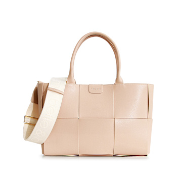 Long Way Home Woven Tote - Latte