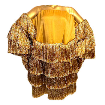Women's Gold Synthetic Party Dresses | Wolf & Badger