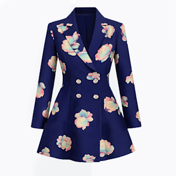 Women's Best Blue Evening Blazer Dresses from Independent Brands | Wolf &  Badger