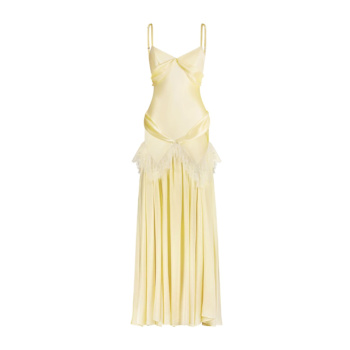wolf and badger gold dress The Wolf Gang Women's Casilda Mini Dress