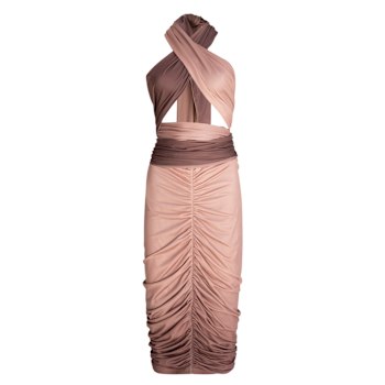 midi rose gold dresses for women Long Formal Dress tm1023 by Amelia Couture main image 1