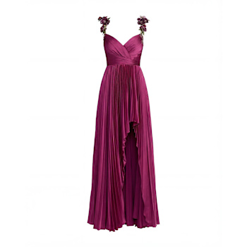 wolf and badger purple dress Undress Nika Mini Jersey Dress
