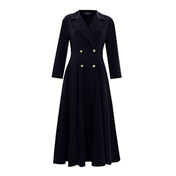 black and gold new years eve dress Billy Reid Archie Jacket, Navy