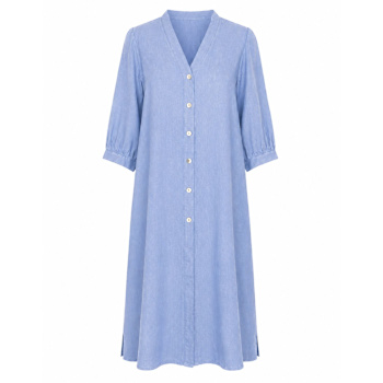 Women's Blue Linen Dresses | Wolf & Badger