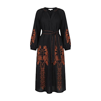 wolf and badger black dress Women's Black Dresses