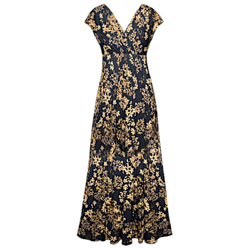 wolf and badger gold dress Sequin Skater Dress With Long Sleeve Gold by Urban Touch