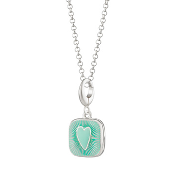 Orecchini Petit CD Metallo con finitura color argento e perle in resina