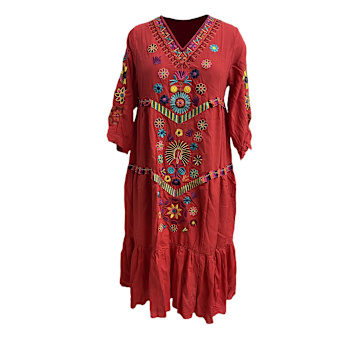 wolf and badger red dress Women's Red Dresses