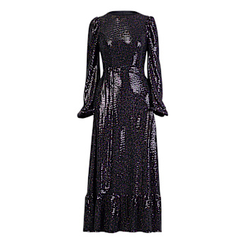 Women's Beautiful & Elegant Black Elastane Evening Sequin Dresses from  Independent Brands | Wolf & Badger