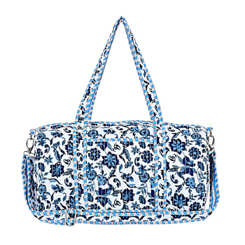 The Floral Paisley Cotton Weekender