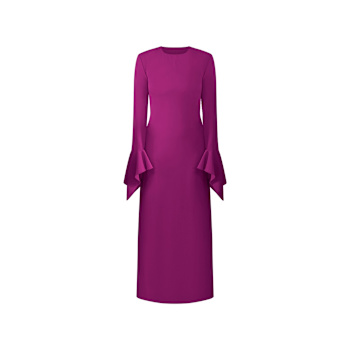 pink strapless tulle dress Gorgeous Cascading Ruffles Hem Prom / XL Abercrombie & Fitch ribbed Style with heels for Type:PE_MENS_DRESS_SHIRTS- DRESS_SHIRT - DRESS Size:XXL 20-22