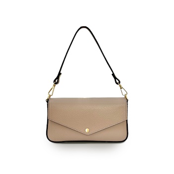 The Munro Blush Leather Shoulder Bag