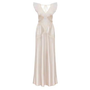 white dress with gold heels Selene Structured Bust Sequin Mini Dress Gold/White