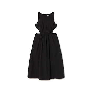 Women's Black Organic Cotton Dresses | Wolf & Badger