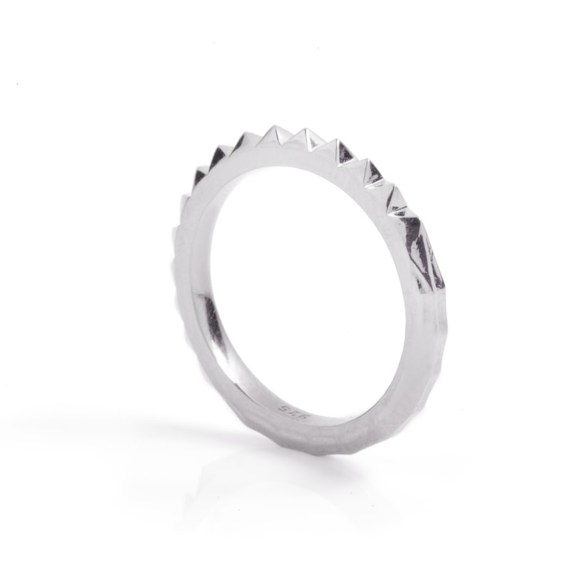 Thumbnail of Crocodile Ring Silver image