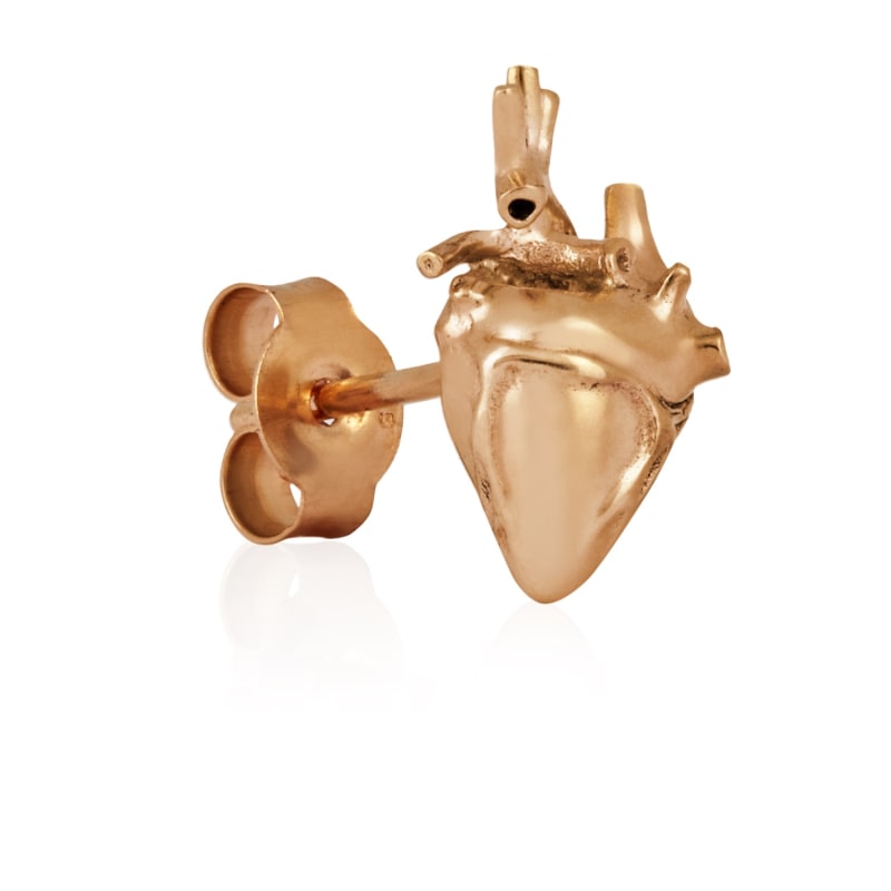 Thumbnail of Heart Studs Rose Gold image