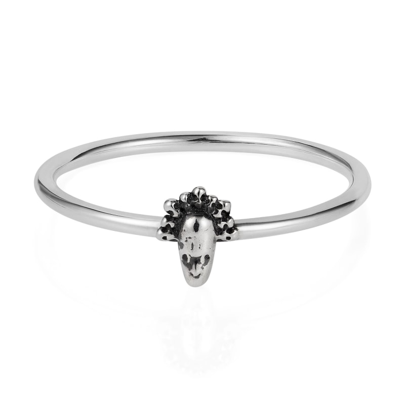 Thumbnail of Tiny Voodoo Legba Ring Silver image