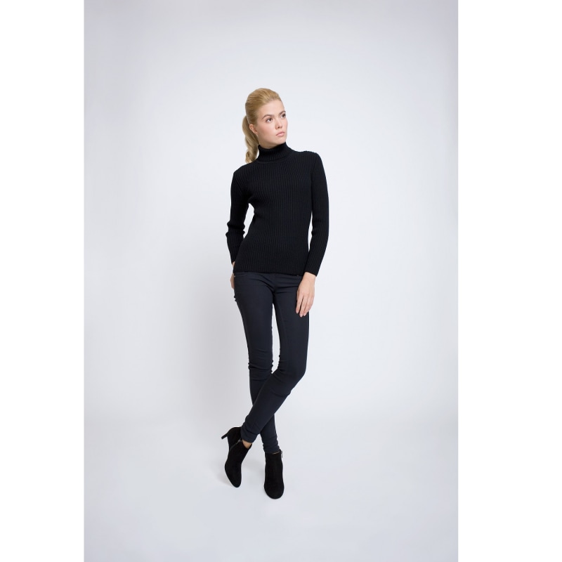 Thumbnail of Mia Ribbed Turtleneck Sweater image