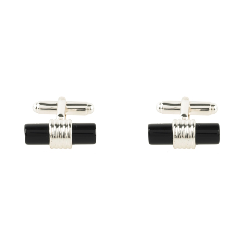 Latelita Cufflinks - black/silver-coloured 