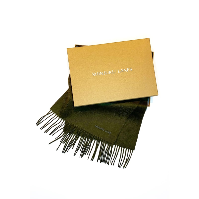 Thumbnail of Organic Cashmere Scarf - Military Olive image