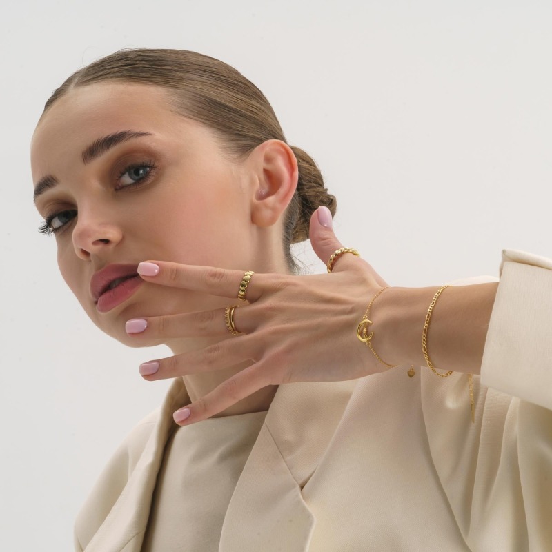 Dainty Gold Chain Bracelet by Elk Bloom Everyday Fine Jewellery